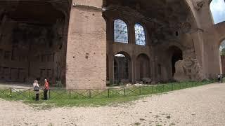 Up-Close at the Basilica of Maxentius and Constantine