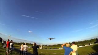 Antonov AN-225 landing at East Midlands Airport (EMA)