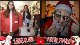 SANTA CLAUS FUNNY & SCARE PRANKS I Bromas y Sustos por Navidad en Omgele / Chatroulette