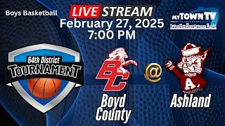 Basketball - 64th District  Championship - Boyd County vs Ashland. Watch at MyTownTv.com.