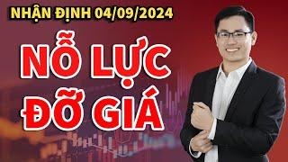 Nhận định thị trường chứng khoán 4/9: Thế giới đỏ lửa. VN nỗ lực đỡ giá. Chờ đợi pha phục hồi ?