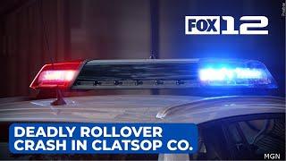 One dead in Clatsop County rollover crash