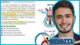 ENEM 2015 - As altas temperaturas de combustão e o atrito entre suas peças móveis são alguns dos fat