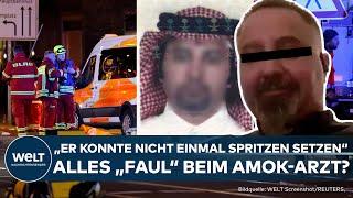 IST TALEB A. ÜBERHAUPT ARZT? "Er konnte nicht einmal Spritzen setzen"! Polizei überprüft Zulassung