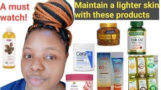 HOW TO MAINTAIN YOUR SKIN TONE *After lightening *whitening, Brightening* *Body maintenance* #glow