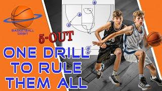 One Simple Drill for Instant Success in the 5-Out Motion Offense