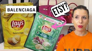  DON’T BUY THIS  Balenciaga x Lays Chip Packet Bag + Etsy alternatives - Summer 2023 Collection