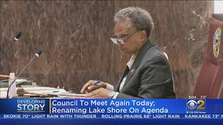 City Council To Meet Again Friday With Renaming Lake Shore Drive On Agenda