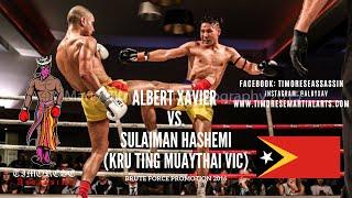 Albert Xavier vs Sulaiman Hashemi (Kru Ting Muaythai VIC)