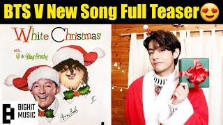 BTS V New Song 'White Christmas' Full Teaser  BTS V New Song Full Update in Hindi 