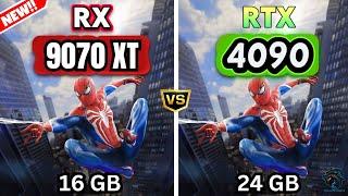 RX 9070 XT vs RTX 4090 - AMD Fails to catch up NVIDIA even after 3 years! ‍️