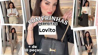 Comprinhas mais perfeitas da LOVITO: alfaiataria, blazer forrado, camisa, saia, acessórios e muito +