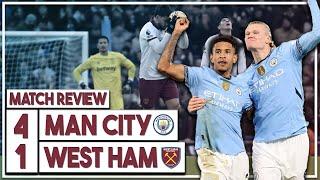 Man City 4-1 West Ham highlights | Too easy for Haaland and City, West Ham defence poor again