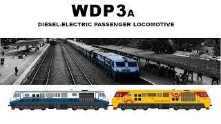 WDP3A Diesel Electric Locomotive | WDP2 | ALCo | DLW | Toaster | Pushpak