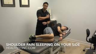 Shoulder Pain While Sleeping On Your Side - HealthFit PT & Chiropractic