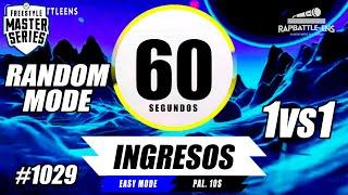  CONTADOR Formato FMS  Base de Rap Para Improvisar | ENTRENAMIENTO FREESTYLE | RAPBATTLE-ENS #1029