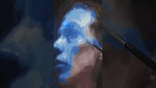 Oil painting process highlights.