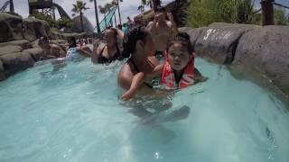 Neneng & Miyah at the lazy river