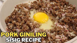 Pork Giniling Sisig Recipe - Easy and Simple Filipino Recipes