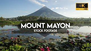 Mount Mayon Volcano, Philippines - Stock Videos 4K Ultra HD - Stock Footage