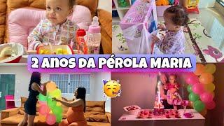 ANIVERSÁRIO 2 ANOS DA PÉROLA EM CASA - CAFÉ DA MANHÃ ESPECIAL - TUDO SIMPLES E LINDO -