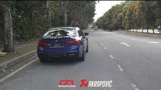 BMW M5 F90 AKRAPOVIC EXHAUST | FLYBY SOUND