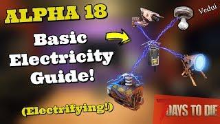 7 Days to Die | Guide to Electricity (Basic) @Vedui42 ️