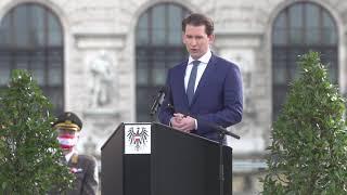 Nationalfeiertag 2020 in Österreich im Zeichen von Covid-19: Rede von Bundeskanzler Sebastian Kurz