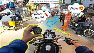 Bullet 350 Pataka Reaction  | Bullet m Patake Kese Fode | Heavy Beat  | @b4bullet