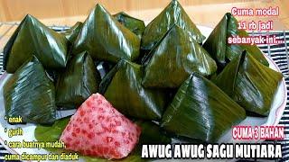 RECIPE TO MAKE PEARL SAGO CAKE|| AWUG AWUG SAGU PEARL