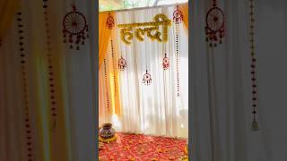 Easy Haldi decoration ideas at home Diy ideas #haldi #diy #ideas #decoration #wedding #haldisongs