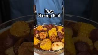 HOW TO MAKE AN EASY SHRIMP SEAFOOD BOIL #Shorts