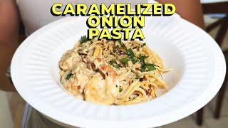 Making Caramelized Onion Pasta | Viral Recipes