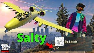 Pathetic Tryhard Sweats Against My Noob Account | GTA Online