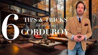 6 Tips for Wearing Corduroy