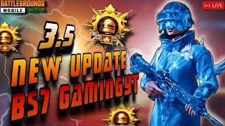 BGMI LIVE || SQUAD RUSH GAMEPLAY NEW UPDATE 3.5 MAP   ||  iPhone 15plus || @BS7 GAMINGYT