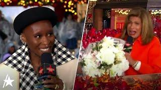 Cynthia Erivo Talks ‘Wicked’ & Gives Hoda Kotb Flowers At Her FINAL Thanksgiving Day Parade