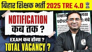 Bihar Shikshak Bharti 2025 | BPSC Notification Kab ? | BPSC Exam Kab ? | BPSC Tre 4.0 Latest News