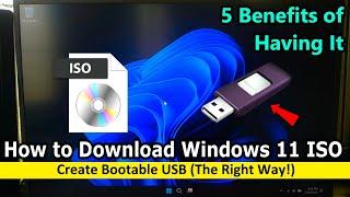 How to Download Windows 11 ISO & Create Bootable USB (The Right Way!) 