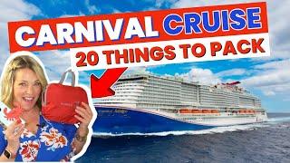 What to pack for a 7 Day Carnival Cruise! 20 Carnival Cruise Essentials for 2024!