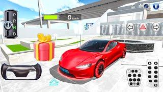 How To Get The Electric Car Tesla Roadster - 3D Driving Class 2 2024 - Unlock New Car