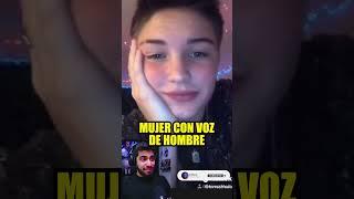 Esta mujer tiene más voz de hombre que tú por tomar esteroides