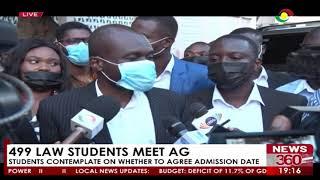 Ghana School of Law: 499 Law Students meet AG and General Legal Council over admissions