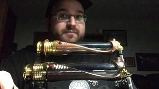 Darth Sidious Lightsaber Review - 89Sabers and Korbanth Sid 1.0