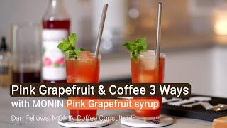 3 Pink Grapefruit & Coffee Cocktails with Dan Fellows