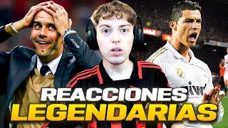 REACCIONES LEGENDARIAS A LOS JUGADORES EN EL FUTBOL (2024) - IMPRESIONANTE!