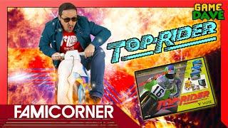 Inflatable Motorcycle Controller : Top Rider on Famicom - FamiCorner Ep 16 | Game Dave