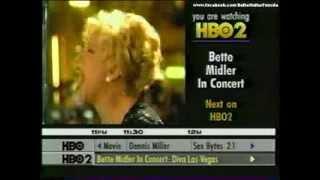 Bette Midler - Diva Las Vegas Promo