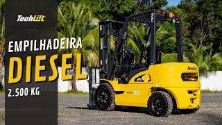 Empilhadeira Techlift F250D - Work-line (Diesel)