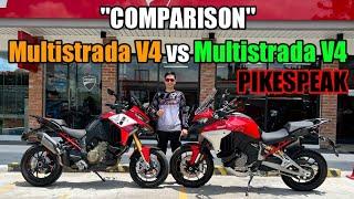 Quick Comparison Ducati Multistrada V4 and V4 Pikespeak